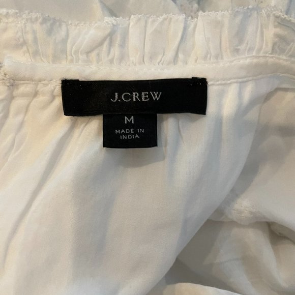 J Crew Puff Sleeve Shirt - Size Medium - Picture 5 of 6